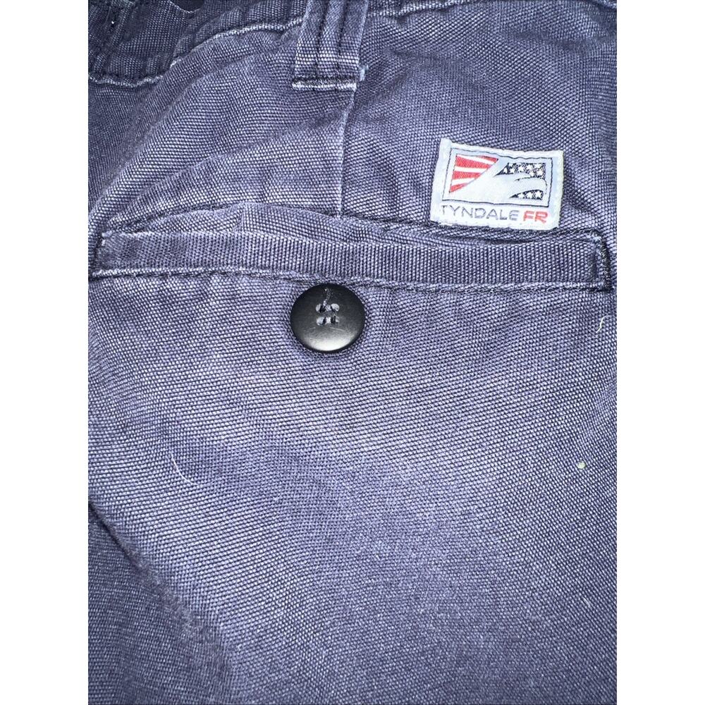 Tyndale FR Flame Resistant Cargo Pants 36x32 Navy Arc Rated CAT 2 NFPA 2112 USA - Picture 6 of 11